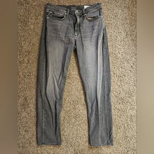 rag & bone Men's Charcoal Slim Jeans